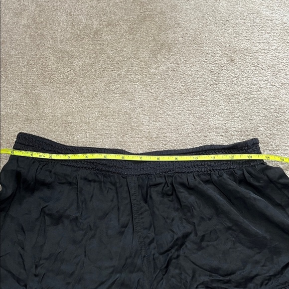 Free People Intimately Black Ruffle Sleep Shorts Viscose - Picture 5 of 9